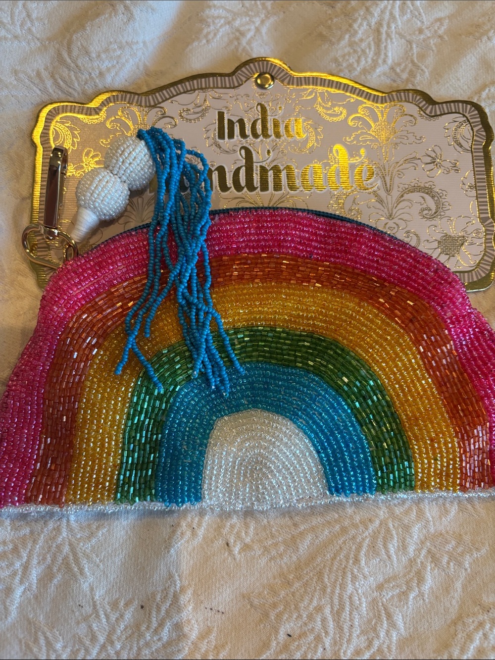 NWT India Handmade Pouch
